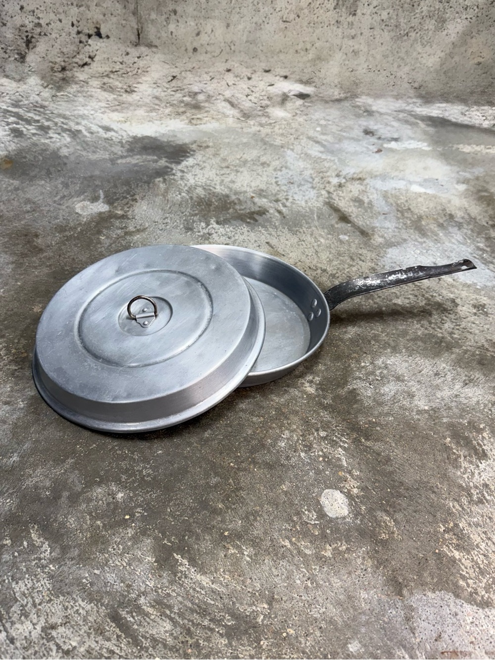 Vintage Wear Ever Aluminum Skillet Pan w Lid Made USA 10”